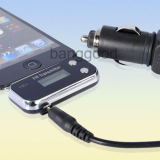 FM Transmitter Music Player Car Charger Remote for iPhone 3GS 4S 4G iPod Touch