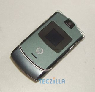 Motorola RAZR V3 Quad Band Camera Video GSM Flip Phone T Mobile Grey B Stock 610214613424