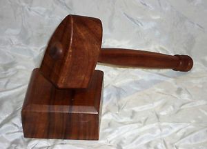 Classic Mason's Wood Wooden Masonic Gavel Gavels Hammer Hand Crafted in England