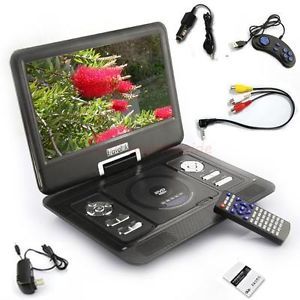 15" inch Portable DVD Player TV USB Card Reade Game FM Radio Swivel LCD VGA RMVB