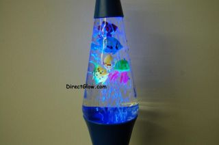 17 inch 32oz Mega Lava Brand LED Lighted Aquarium Bubble Lamp