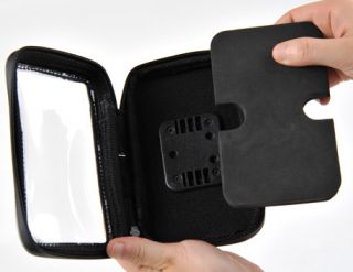 Bicycle Handlebar Mount Holder Waterproof Zipper Case Bag for iPhone 5 4S 4 GPS