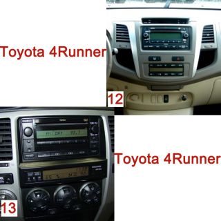 04 09 Toyota 4Runner Car GPS Navigation Bluetooth iPod Radio USB  TV DVD Unit