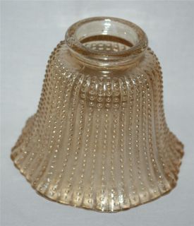 Amber Glass Fan Ceiling Fixture Lamp Light Globe Shade Globes Shades
