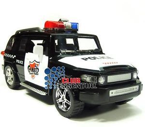 Kids Bump Go Police Action Super Car Light Sound Battery Operated Toy Gift