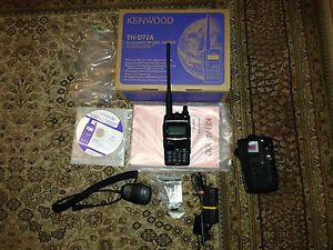 Kenwood TH D72A 144 440 HT Package with Optional Accessories Aprs GPS TNC