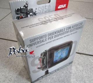 Brand New Givi S950 s 950 Universal GPS Holder Mounting Kit with Case Bag Etc