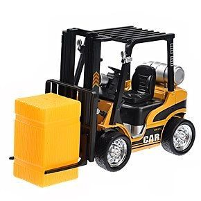1 24 Scale Plastic Forklift Truck Toy Sound Light Very Cool Kids Toy Gift
