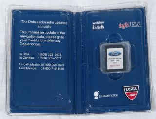 Ford Lincoln Mercury Navigation System Map Version A1 SD Card USA Canada