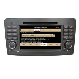 Mercedes Benz ml GL Class Car GPS Navigation Radio TV DVD iPod BT Player Stereo