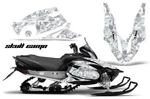 Yamaha Vector Graphic Kit AMR Racing Snowmobile Sled Wrap Decal 12 13 Skull Camo