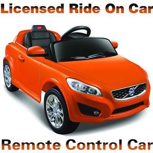 Volvo C30 Baby Kids Ride on Power Wheels Battery Toy Car Orange