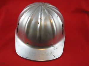 US Government Logging Miners Aluminum Hard Hat Cap Superlite by Fibre Metal