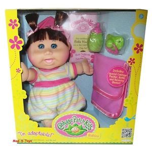 Cabbage Patch Kids Babies Doll Brown Hair Blue Eyes