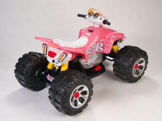Girls Extreme Kids 12V Power Ride on ATV Quad Monster Wheels 4 Wheeler Pink