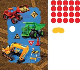 Under Construction Crew Dump Truck Party Supplies Birthday Game for 20 Guests
