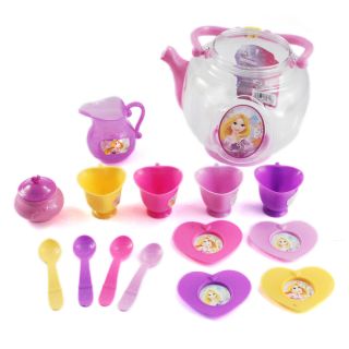 Disney Princess Rapunzel Tangled Girls Pretend Play Teapot Tea Party Supply Set