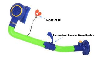 New Snorkel Silicone Swim Swimming Pool Lake Children Kids Loudspeaker Water Toy