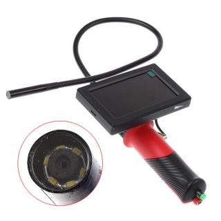 4 3" LCD AV Endoscope Borescope Flexible Waterproof Snake Inspection Camera