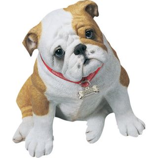 Sandicast Life Size Bulldog Pup Sculpture