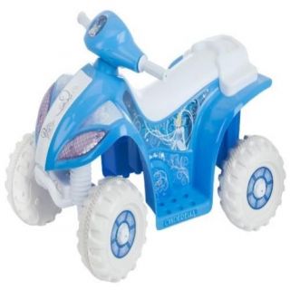 Kids Ride on Toy Kid Trax Cinderella 6V Quad Car New Gift
