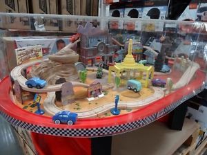 Disney Pixar Cars KidKraft Radiator Springs Race Track Train