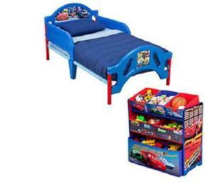 Children Kids Boy Disney Cars Bed Toy Activity Bedroom Furniture Set Sale