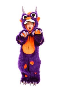 Kids Toddler Morris The Purple Monster Halloween Costume