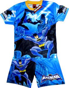 Batman Boys Outfit Set T Shirt and Shorts Kids Childrens Clothes Boy Toys Toy