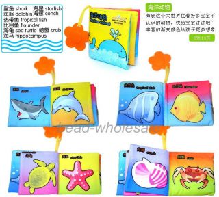 Baby Kid Child Intelligence Development Cloth Book Cognize Book Funny Toy