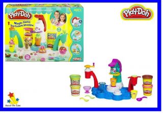 Play Doh Magic Swirl Ice Cream Shoppe Play Set Kids Toy New Boxed