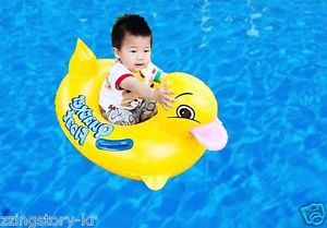 Inflatable Float Tube Raft Ring Seat Baby Kids Swimming Toy Boat Water Play