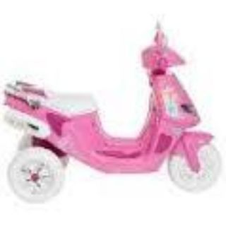 New Kids Battery Powered Toy Princess Disney Motorcycle Scooter Pink Trike