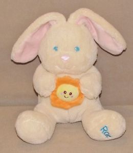 Kids II 2 Cream Bunny Rabbit Rae You Are My Sunshine Musical Baby Plush Toy