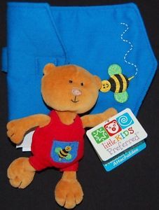 Kids Preferred Plush Teddy Bear Brown Precious Pockets Baby Boy Stuffed Toy