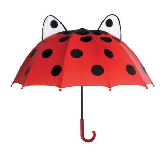 Toysmith Critter Kids Stick Umbrella 36" Dome Frog Ladybug Bee Fish