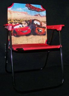New Disney Pixar Cars Red Indoor Outdoor Patio Chair Lightning McQueen Mater