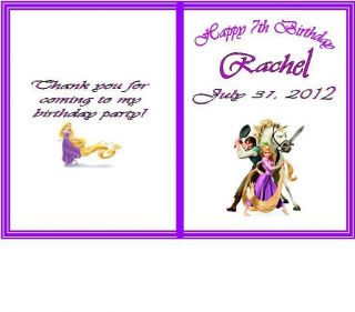 12 Disney Tangled Rapunzel Custom Coloring Books Birthday Party Favors Loot Bag