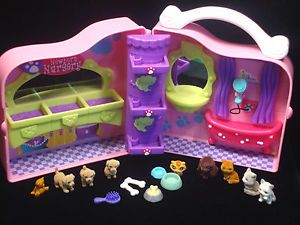 Littlest Pet Shop Newborn Nursery Pink Playset Dollhouse Animals Pets Toys Kids