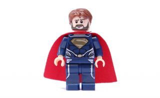 8pcs Lot Mini Figures Superman Assembled Building Blocks Toy Marvel Super Heroes