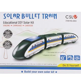 DIY Educational Solar Powered Toy Train for Kids Gift