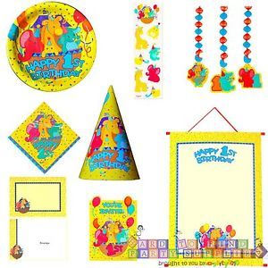 Noahs Ark 1st Birthday Party Supplies Pick One or Many to Create Set First