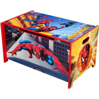 Marvel Comics Spiderman Storage Bin Toy Box Toy Chest New