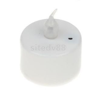 10x Battery Operated Flickering Tea Lights LED Candle