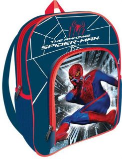 Childrens Kids Boys The Amazing Spiderman Rucksack School Bag Backpack Travel