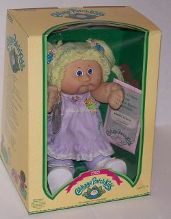 Cabbage Patch Doll Kirstin Fairlie Blonde 1985 Vintage