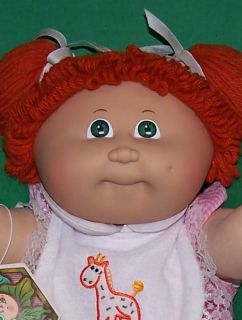 Cabbage Patch Doll Bette Carmel Red Hair 1984 Vintage