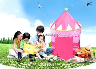 Kids Baby Children Toys Portable Princess Tent House Hut Play Games 2Colors ESY1