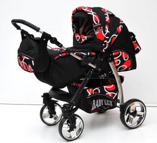 Baby Pram 3in1 Stroller Pushchair Buggy Travel System
