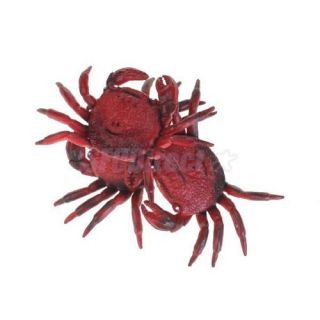 3pcs Red Crab Toy Chldren Marine Animal Lovely Kids Home Luau Hawaiian Decor Fun